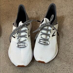 New Balance White and Black Athletic Shoes